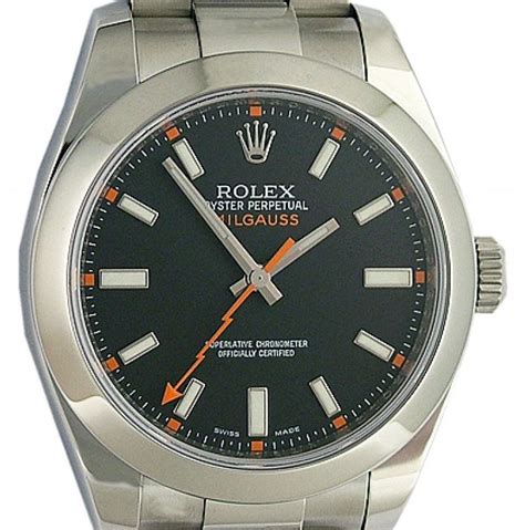 Rolex Milgauss Schwarz .